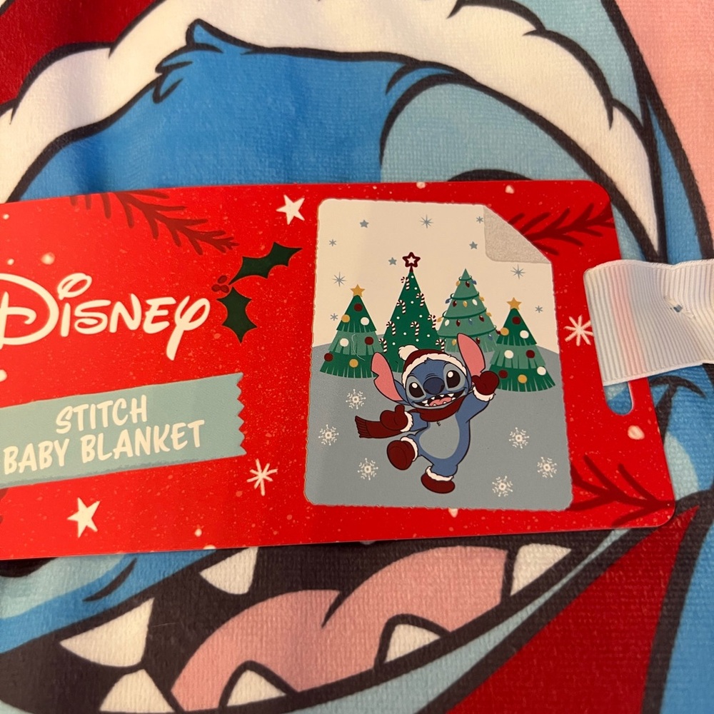 Disney super soft sherpa Stitch Blanket